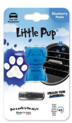 Autóillatosító, szellőzőrácsra, LITTLE JOE "PUP Blueberry Paws", kék