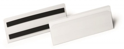 Logisztikai zseb, mágneses, 1/2 A5, fekvő, DURABLE "HARD COVER", átlátszó