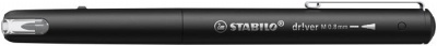 Filctoll, 0,8 mm, STABILO "dr!ver", fekete