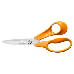 Olló, konyhai, 18 cm FISKARS "Classic", narancssárga