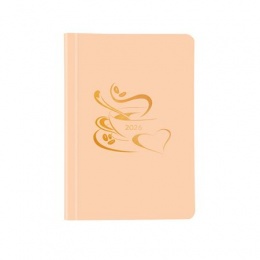 Naptár, tervező, A5, heti, TOPTIMER "Pastel", lazac