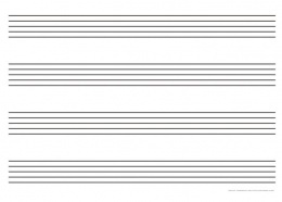 Zenei írótábla, ötvonalas, 100x70 cm, fekvő, fóliázott, lécezett, feltekerhető, STIEFEL