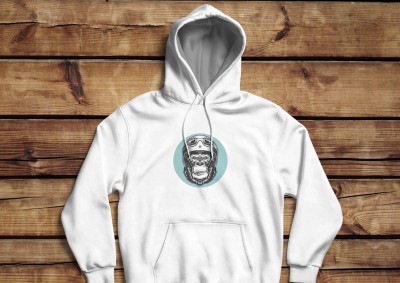 Bukósisakos majom  pulóver