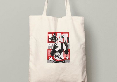 Retro mintás vászontáska