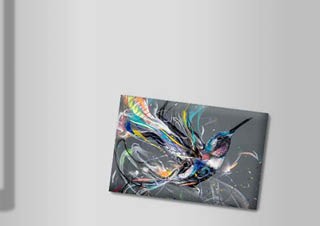 Kolibris hűtőmágnes