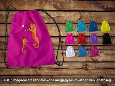 Csikóhalas rózsaszín tornazsák