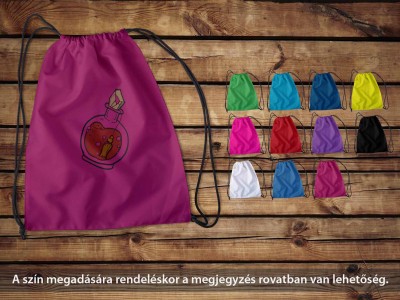 Egyedi sötét rózsaszín tornazsák