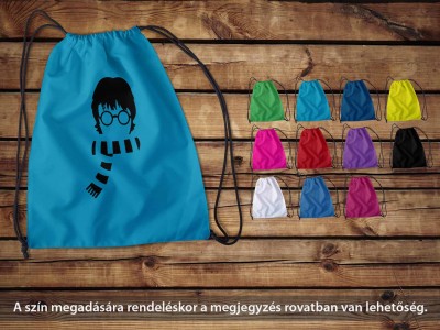 Harry Potteres világoskék tornazsák